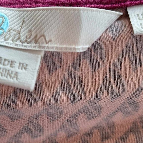 Boden Pink n Blue Geometric Blouse Size 4 - Picture 10 of 10